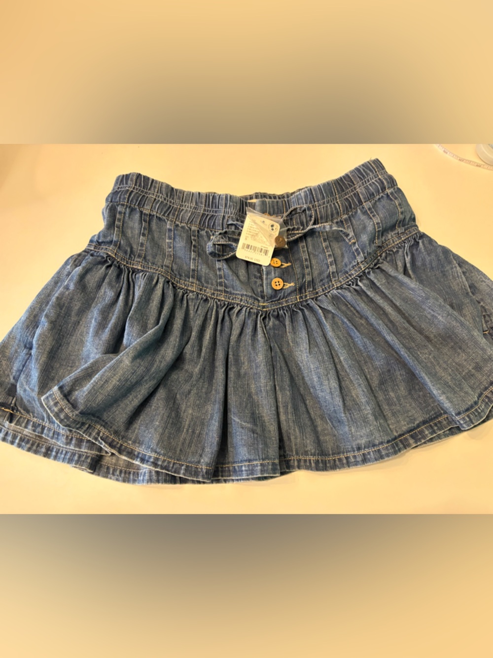 NWT We The Free Roselle Denim mini skirt size small - Picture 3 of 10
